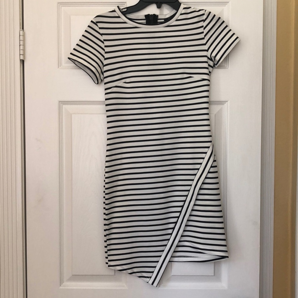 Striped t shirt dress